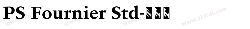 PS Fournier Std字体转换